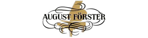Fortepiany i pianina August Forster lista cen i modeli.